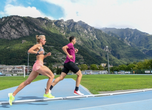 Trainen voor de Olympische Spelen in Sankt Moritz