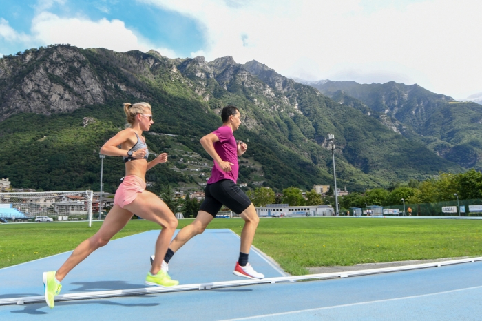Trainen voor de Olympische Spelen in Sankt Moritz